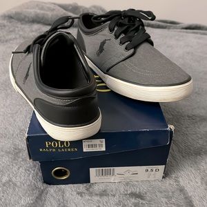Polo by Ralph Lauren Faxon low washed twill sneakers